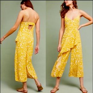Maeve Goldenrod Brittney Jumpsuit  Sz 10p